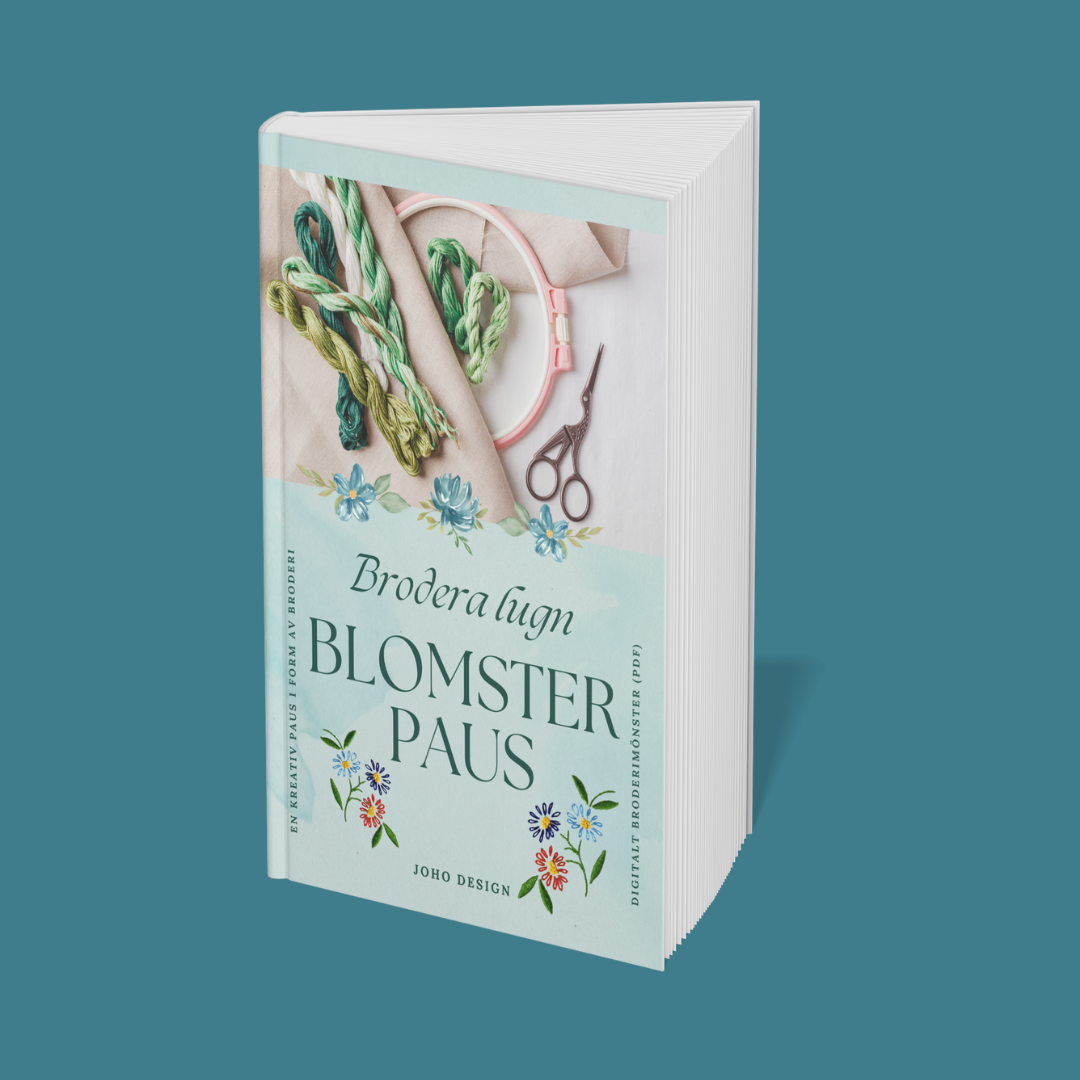 E-bok: Brodera lugn - Blomster paus